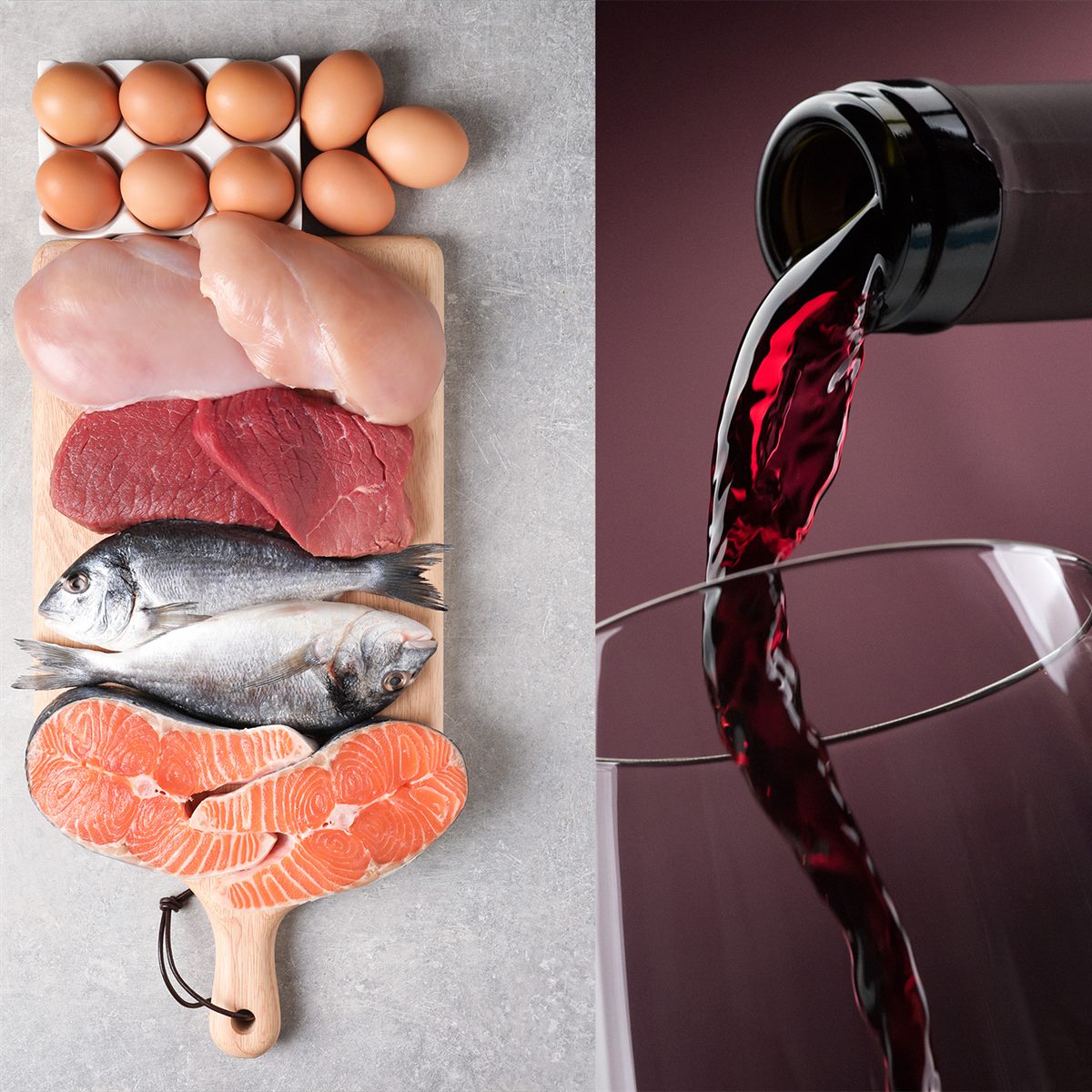 Food products prepared for quality testing